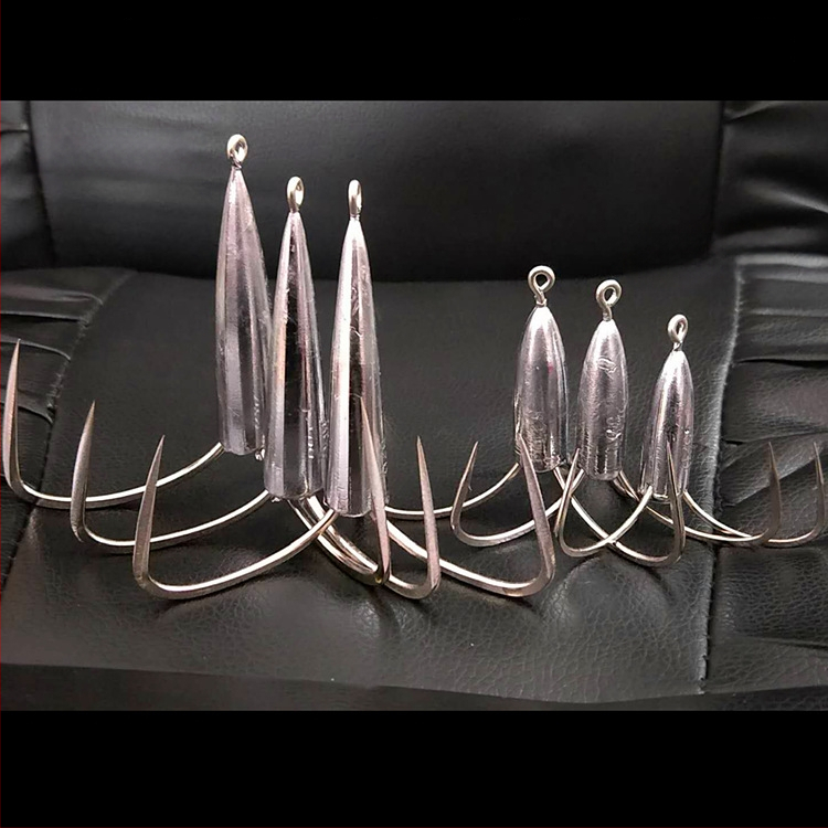 Cârlig de pescuit cu greutate din plumb de tip ancoră — Integrity Hook; origine Wuhu, Anhui; ambalaj 1000 buc.; loc de pescuit: râu; tip cârlig: anchor fish