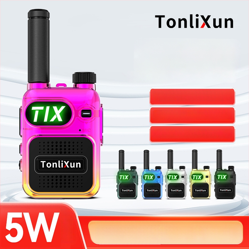 Nyilvános hálózati walkie-talkie, egygombos frekvenciaszabályozás, mini kültéri modell, 50 km-es hatótáv, 5–8 W teljesítmény, 16 csatorna