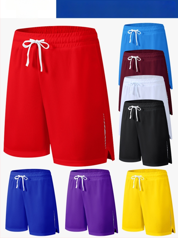 Αθλητικά σορτς, χαλαρή γραμμή, 100% πολυεστέρας, ύφασμα από ανάμικτες χημικές ίνες, καλοκαίρι
