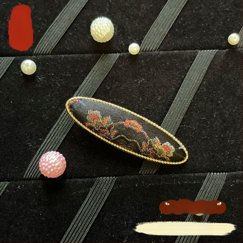 Щипка за коса Anban, от екологично чиста цинкова сплав, ръчна изработка, китайски стил, литературно ретро, аксесоар за коса