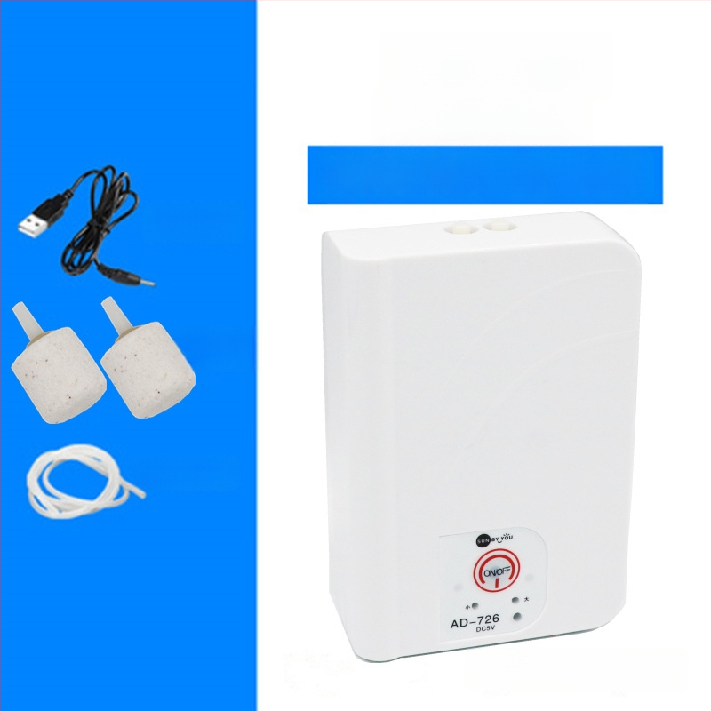 Spirit Companion oxigénszivattyú akváriumhoz – ultra halk, hordozható, USB-töltéses, DC-tápellátás, kettős használat