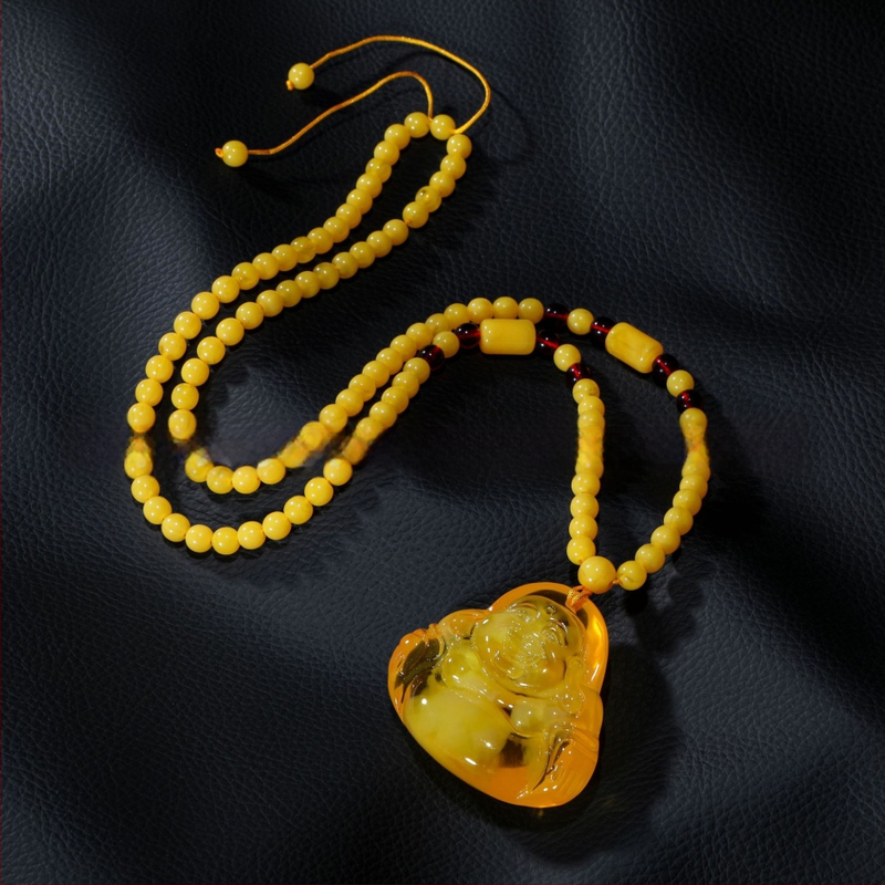 Uniszex hosszú pulóverlánc teardrop medállal, gyöngylánccal, kockás mintázattal, 21–50 cm hosszú