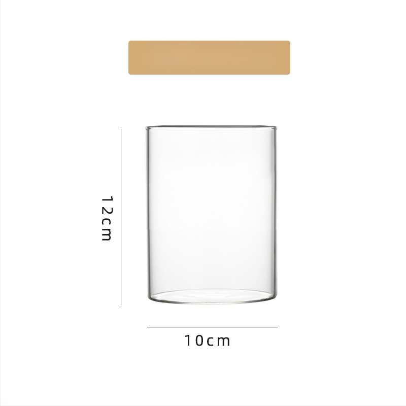 Δοχείο από γυαλί υψηλής αντοχής για υδροπονία, ανθοδέσεις και διαφανές ενυδρείο, χαρτονένια συσκευασία