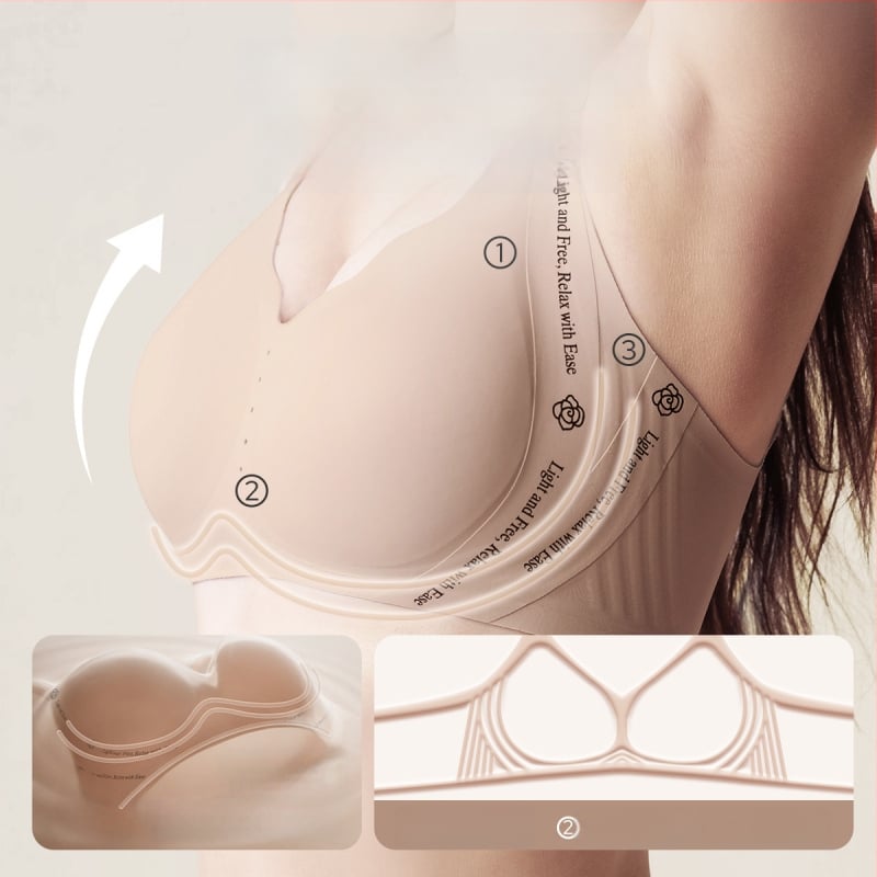 Sutien de alăptare JOYNCLEON – Nylon/Poliamidă, fără fir, design invizibil, fără cusături