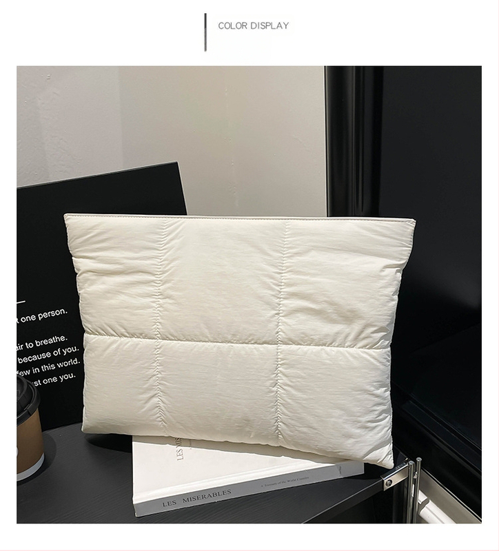 Laptop táska buborékpárnával, MacBook-kompatibilis, belső rendezővel, ütésálló, nylon külső