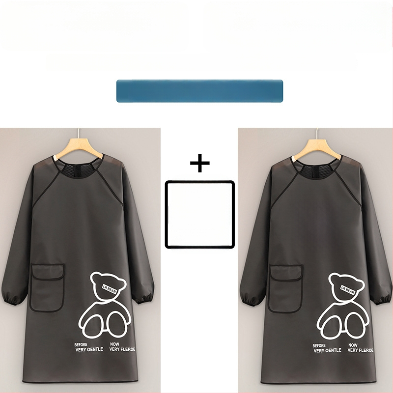 Hao Jin водоустойчива престилка с ръкави за кухня и обслужване на храните