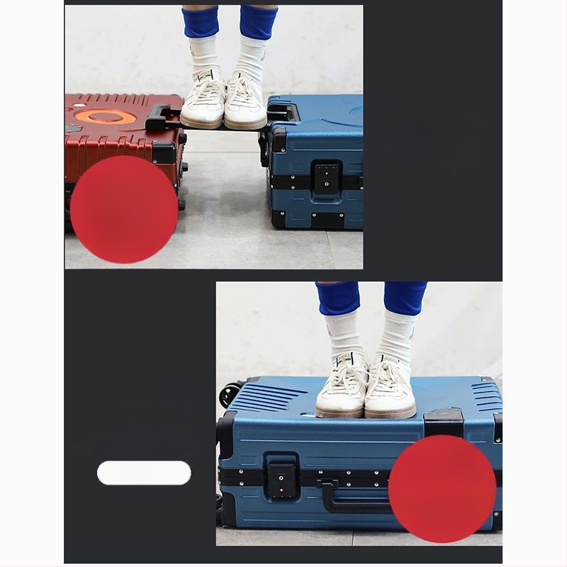 Kofer na cestovanie z ABS materiálu, Otváranie na zips, Univerzálne kolieska, Zámok na zips, Hmotnosť 4 kg