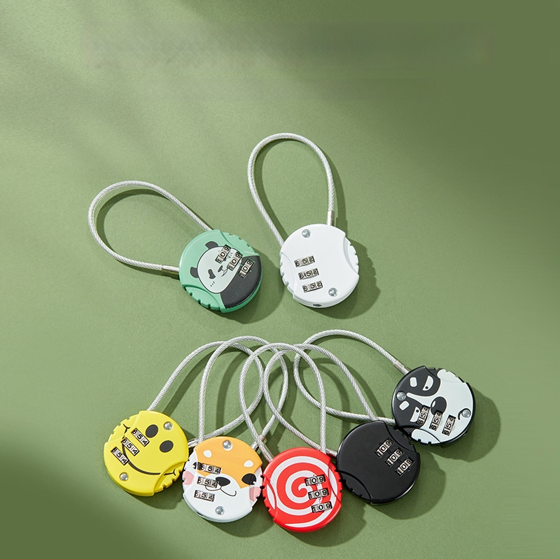 Jelszavas zár sisakhoz, poggyászhoz és edzőtermi szekrényhez | Cinkötvözet, 48.4, Acéldrótos mechanizmus