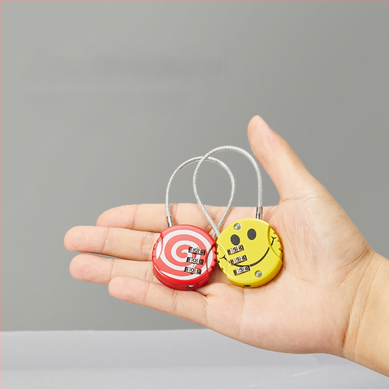 Jelszavas zár sisakhoz, poggyászhoz és edzőtermi szekrényhez | Cinkötvözet, 48.4, Acéldrótos mechanizmus