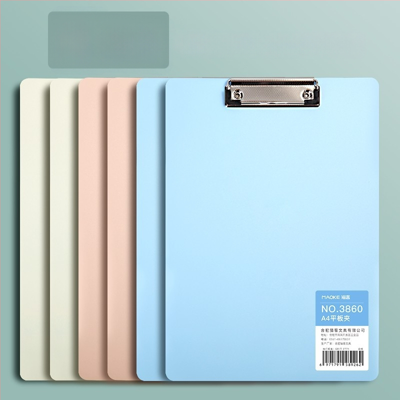 A4-es PVC klip­tábla, modell 3860, diákoknak, függőleges