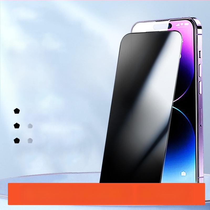 ΠροProtektive οθόνης από tempered glass με anti-peep και προστασία από πτώσεις για iPhone 11–14 Pro/Max