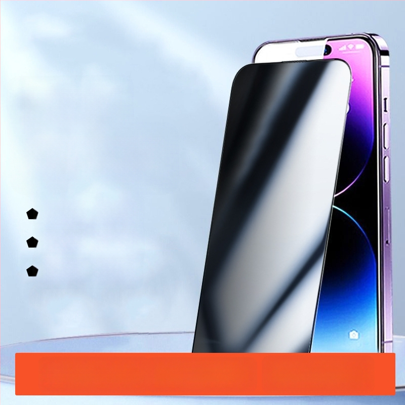 ΠροProtektive οθόνης από tempered glass με anti-peep και προστασία από πτώσεις για iPhone 11–14 Pro/Max
