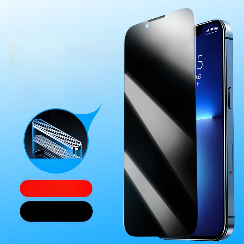 ΠροProtektive οθόνης από tempered glass με anti-peep και προστασία από πτώσεις για iPhone 11–14 Pro/Max