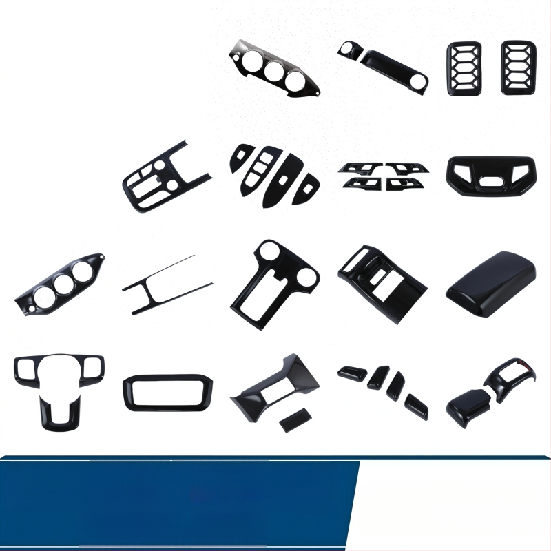 Tank 300 vnútorné doplnky pre modely 2021–2023 – ABS plast, model X6644D33, lepená montáž, rámček radenia, vnútorná opierka lakťa, výstup vzduchu centrálnej konzoly