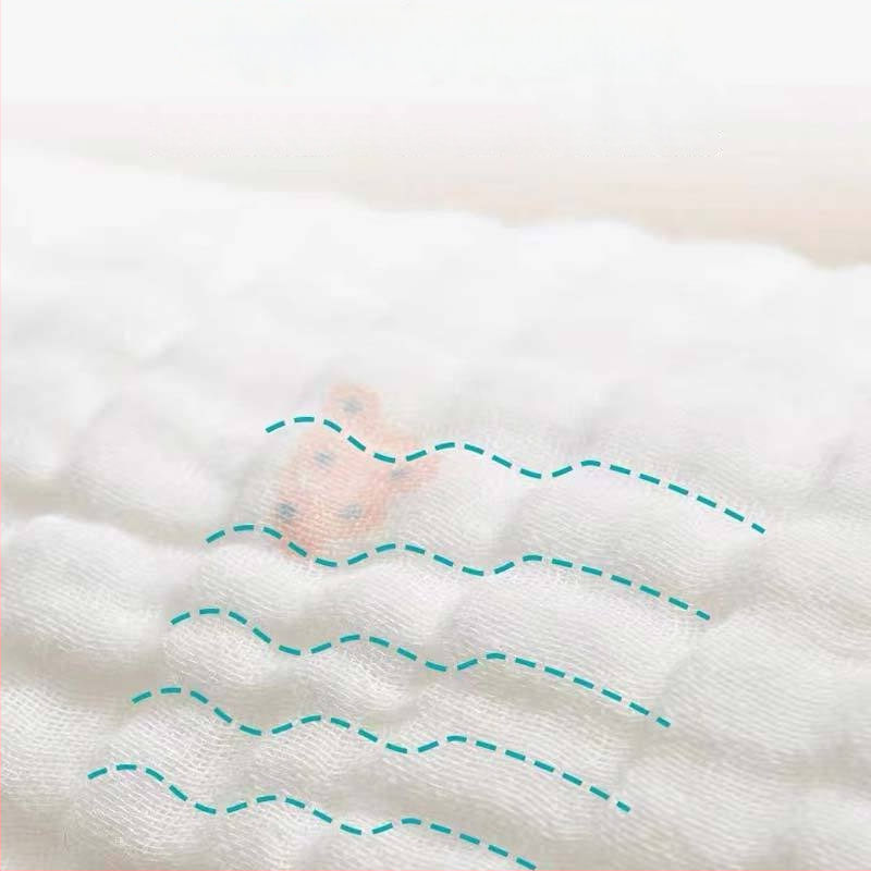 Детска памучна квадратна кърпа за лице Bamboo Blue, номер 1744/1745/1746, 40-count, тегло под 50 g