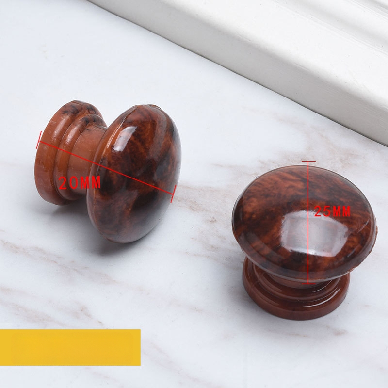 Ξύλινη λαβή ντουλάπας, κυκλικού σχήματος σε στυλ τρομπέτας, φινίρισμα μεταφοράς νερού, επιφανειακή εγκατάσταση, για πόρτες και συρτάρια, μοντέρνος μινιμαλισμός