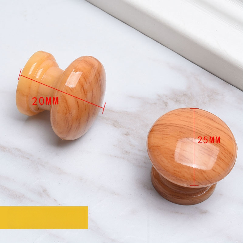 Ξύλινη λαβή ντουλάπας, κυκλικού σχήματος σε στυλ τρομπέτας, φινίρισμα μεταφοράς νερού, επιφανειακή εγκατάσταση, για πόρτες και συρτάρια, μοντέρνος μινιμαλισμός