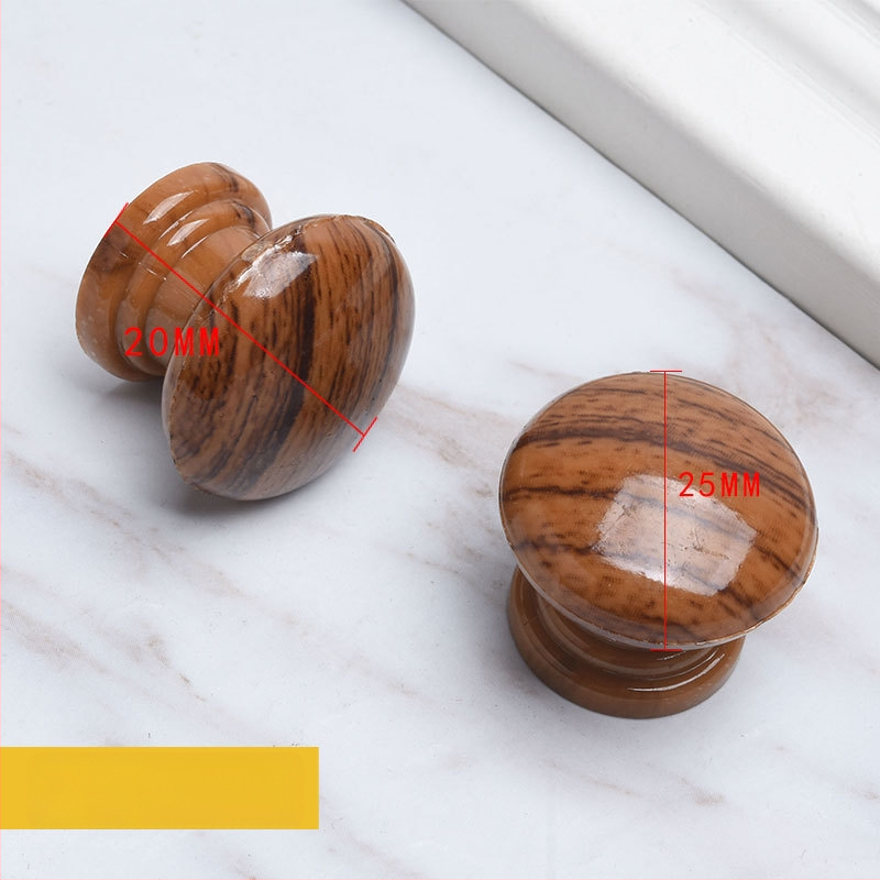 Ξύλινη λαβή ντουλάπας, κυκλικού σχήματος σε στυλ τρομπέτας, φινίρισμα μεταφοράς νερού, επιφανειακή εγκατάσταση, για πόρτες και συρτάρια, μοντέρνος μινιμαλισμός