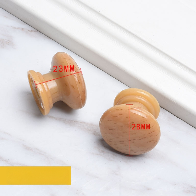 Ξύλινη λαβή ντουλάπας, κυκλικού σχήματος σε στυλ τρομπέτας, φινίρισμα μεταφοράς νερού, επιφανειακή εγκατάσταση, για πόρτες και συρτάρια, μοντέρνος μινιμαλισμός