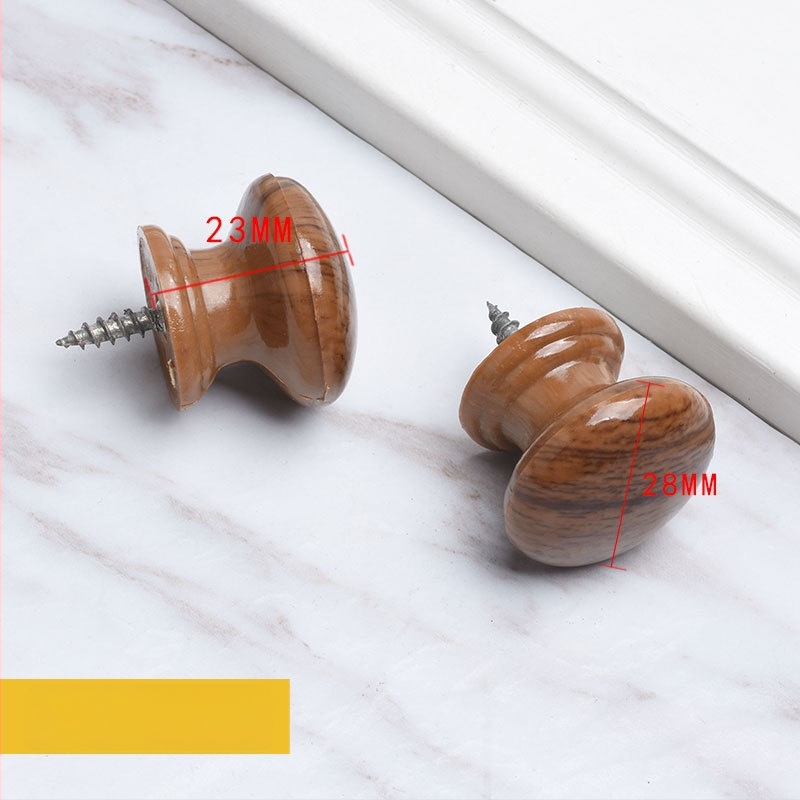 Ξύλινη λαβή ντουλάπας, κυκλικού σχήματος σε στυλ τρομπέτας, φινίρισμα μεταφοράς νερού, επιφανειακή εγκατάσταση, για πόρτες και συρτάρια, μοντέρνος μινιμαλισμός