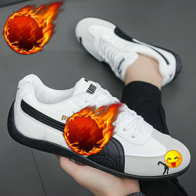 Casual sneakers με επάνω μέρος από Super Fiber, κορδόνια, χαμηλός άνω, καουτσούκ σόλα, EVA πάτος