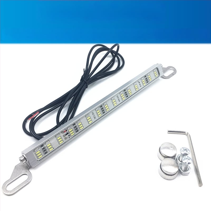 Automobilové LED svetlo pre spätné radenie a brzdové svetlo s 120 SMD lampou na poznávaciu značku, 12–24V, LED, životnosť 10000 h