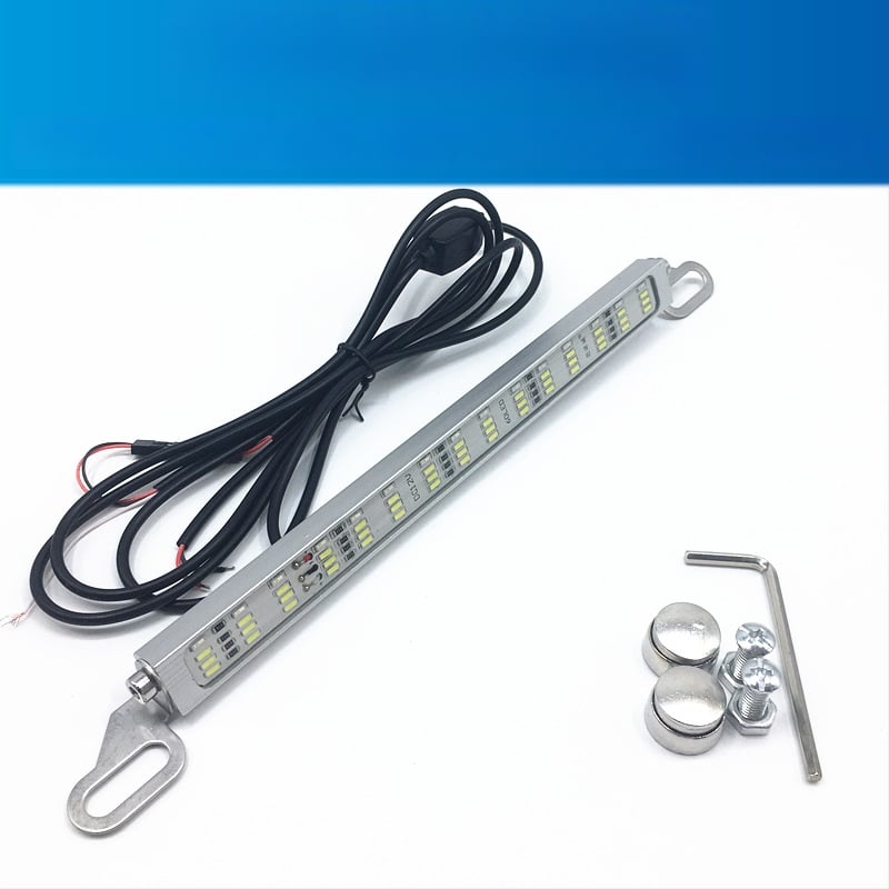 Automobilové LED svetlo pre spätné radenie a brzdové svetlo s 120 SMD lampou na poznávaciu značku, 12–24V, LED, životnosť 10000 h