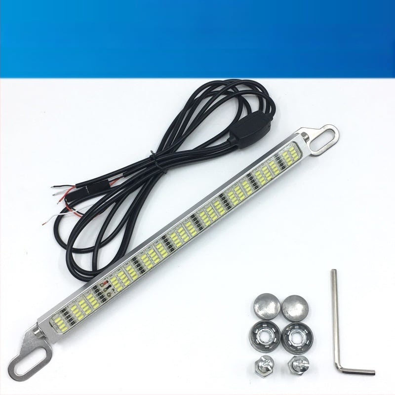 Automobilové LED svetlo pre spätné radenie a brzdové svetlo s 120 SMD lampou na poznávaciu značku, 12–24V, LED, životnosť 10000 h