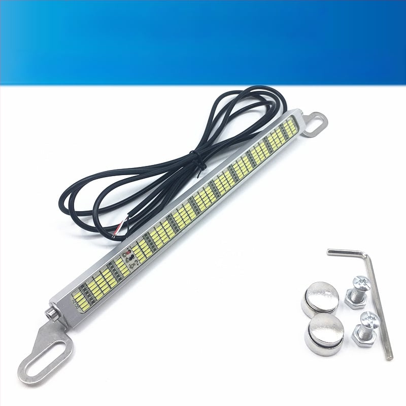 Automobilové LED svetlo pre spätné radenie a brzdové svetlo s 120 SMD lampou na poznávaciu značku, 12–24V, LED, životnosť 10000 h