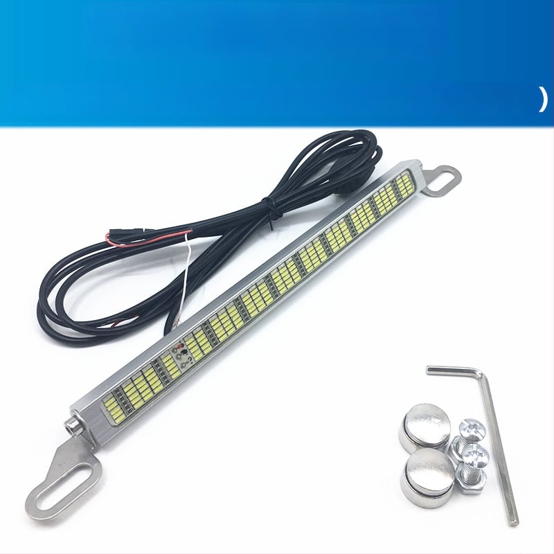 Automobilové LED svetlo pre spätné radenie a brzdové svetlo s 120 SMD lampou na poznávaciu značku, 12–24V, LED, životnosť 10000 h