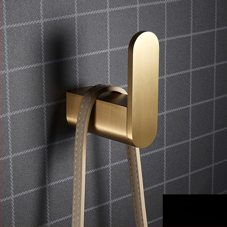 Suport de prosoape din cupru, finisaj Raskin, brand IIWooKaa, stil Nordic