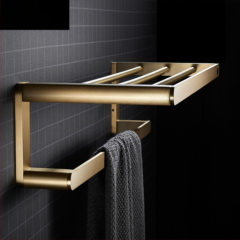 Suport de prosoape din cupru, finisaj Raskin, brand IIWooKaa, stil Nordic