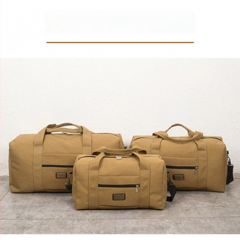 Taška na cestovanie pre mužov, objem 20–35 L, materiál: iný, podšívka: plátno, vhodné na voľnočasové cestovanie