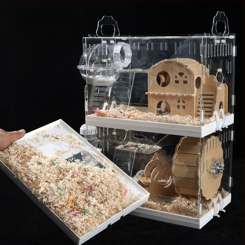 Klietka pre hamstera, plastová, značka Powerful factory, vhodná pre hamstera