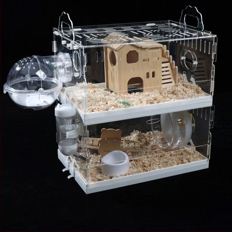 Klietka pre hamstera, plastová, značka Powerful factory, vhodná pre hamstera