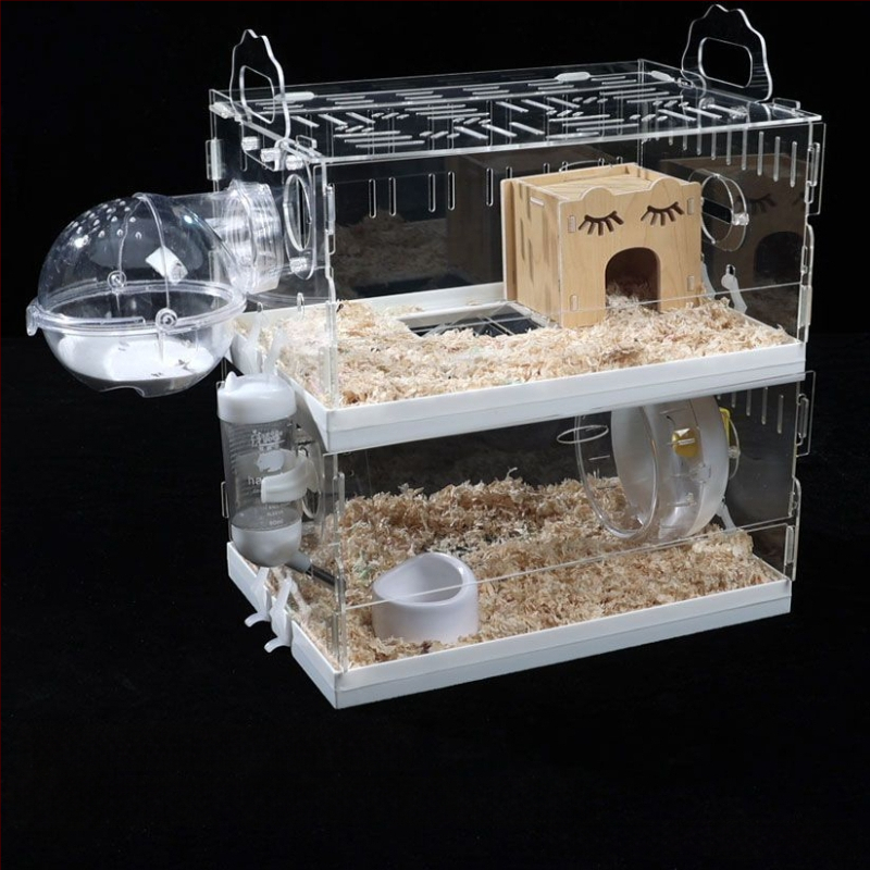 Klietka pre hamstera, plastová, značka Powerful factory, vhodná pre hamstera