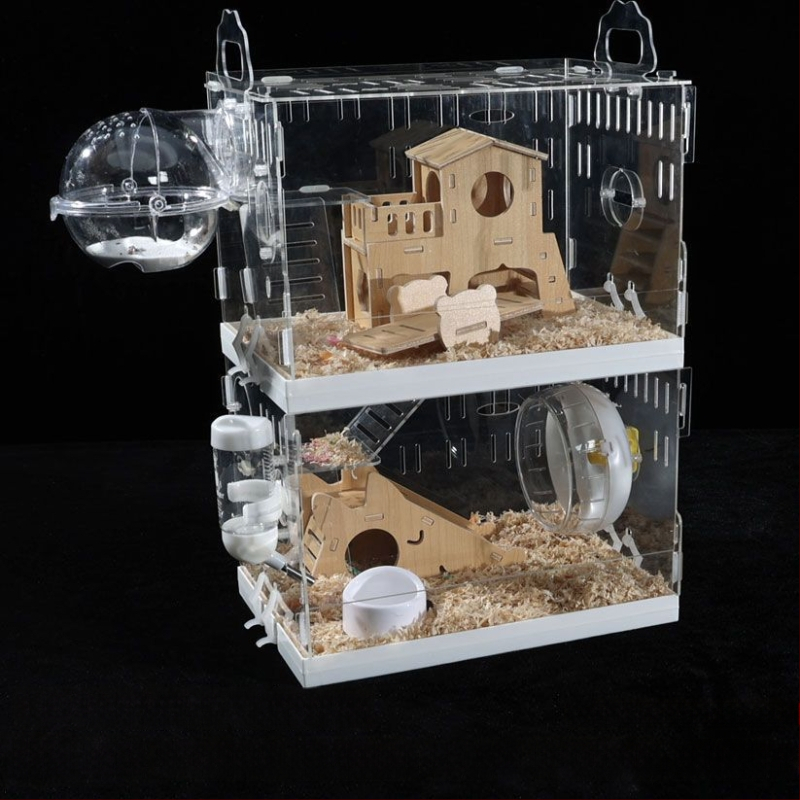 Klietka pre hamstera, plastová, značka Powerful factory, vhodná pre hamstera