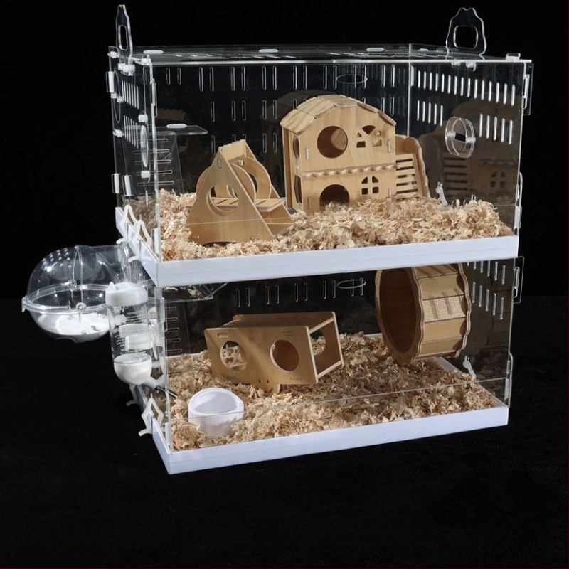 Klietka pre hamstera, plastová, značka Powerful factory, vhodná pre hamstera