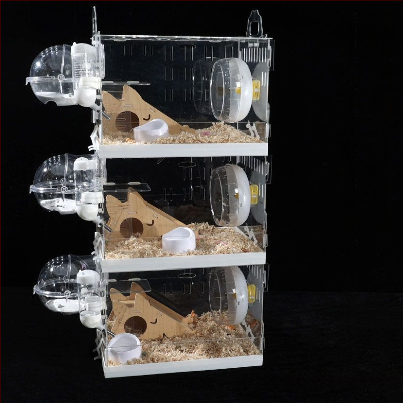 Klietka pre hamstera, plastová, značka Powerful factory, vhodná pre hamstera