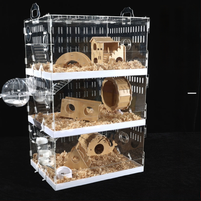 Klietka pre hamstera, plastová, značka Powerful factory, vhodná pre hamstera