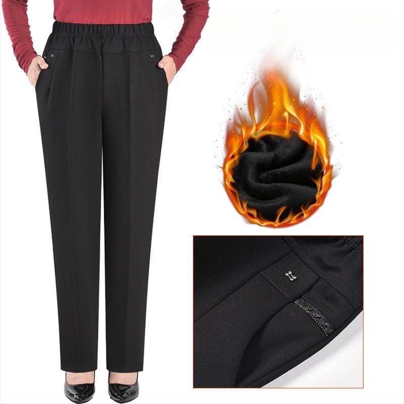 Dámske rovné dlhé nohavice s patchwork štýlom, casual oblečenie, jar 2024