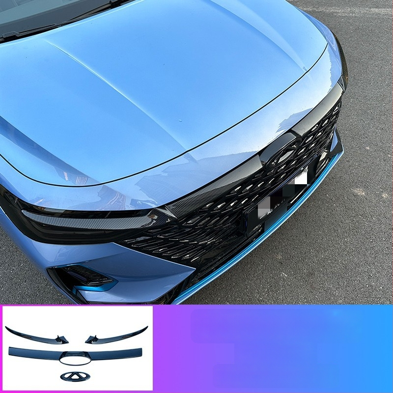 Εμπρόσθιο κάλυμμα λογοτύπου Arrizo 8 και διακοσμητική λωρίδα grille – Πλαστικό, εγκατάσταση στον προφυλακτήρα, συμβατό με Arrizo 8 2023–2024