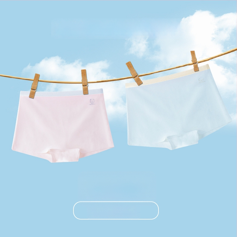 Lenjerie intimă pentru fetițe, fără cusături, din ice silk, Class A, vara 2024, pentru 3–8 ani