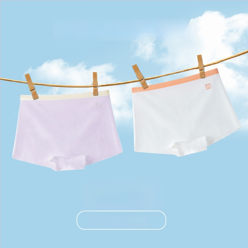 Lenjerie intimă pentru fetițe, fără cusături, din ice silk, Class A, vara 2024, pentru 3–8 ani