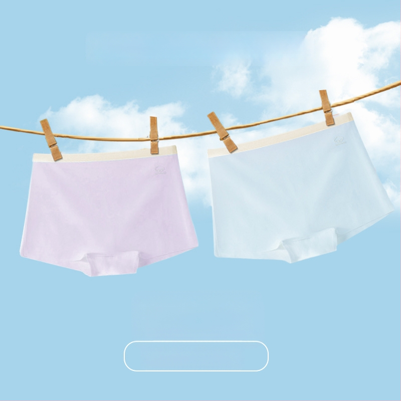 Lenjerie intimă pentru fetițe, fără cusături, din ice silk, Class A, vara 2024, pentru 3–8 ani