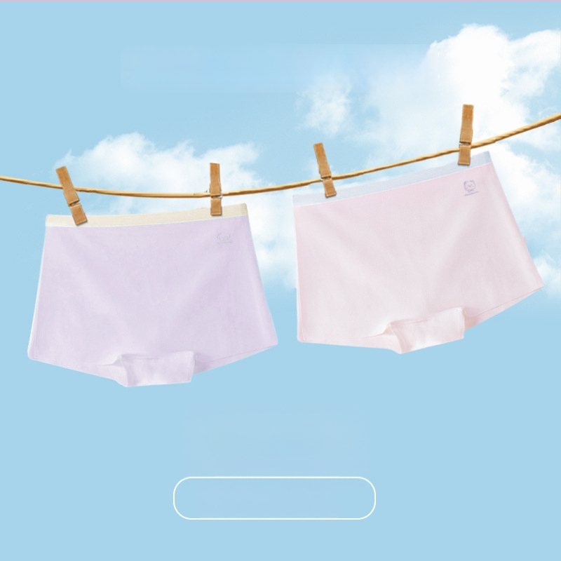 Lenjerie intimă pentru fetițe, fără cusături, din ice silk, Class A, vara 2024, pentru 3–8 ani