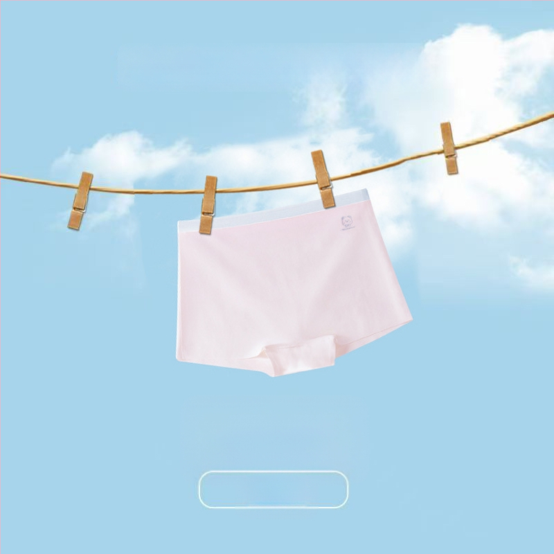 Lenjerie intimă pentru fetițe, fără cusături, din ice silk, Class A, vara 2024, pentru 3–8 ani