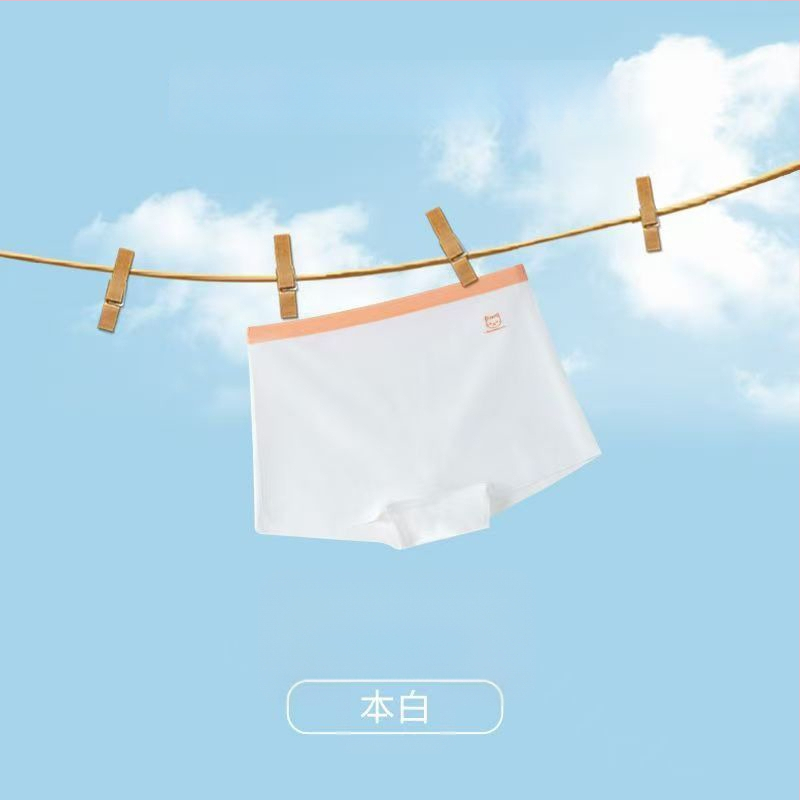 Lenjerie intimă pentru fetițe, fără cusături, din ice silk, Class A, vara 2024, pentru 3–8 ani