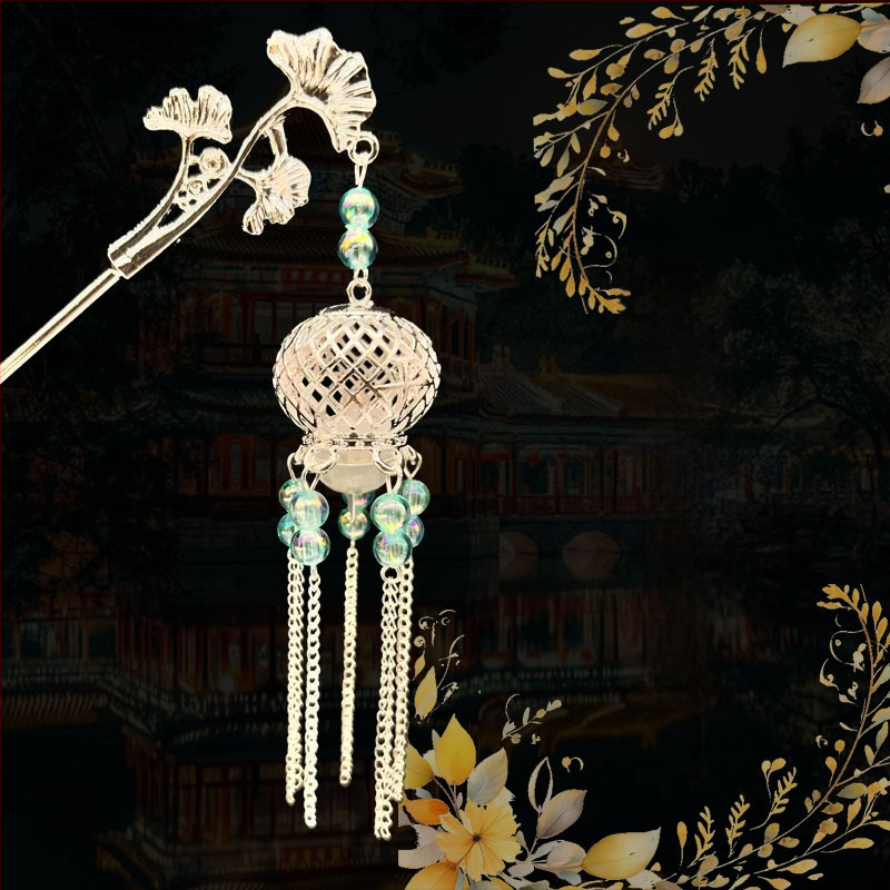 Clip de păr din aliaj, stil național, design geometric, placare electrolitică, ambalaj individual, lansare iarna 2025