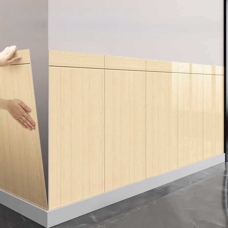 XPE habból készült falikép matrica, vízálló, négyzetes mintázat, 1 darab, nappalira, modern minimalista stílus.